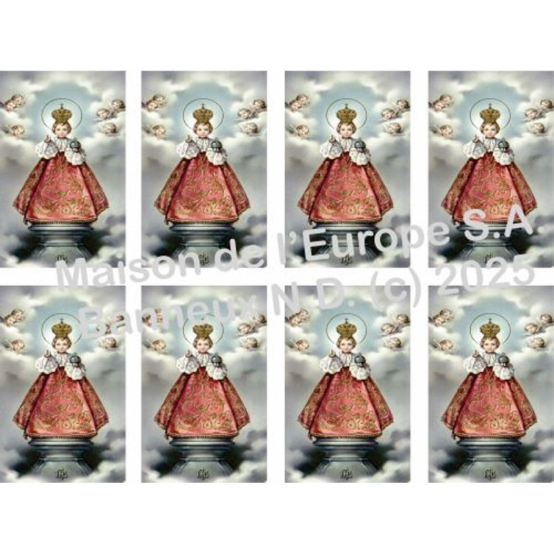 Jezus van Praag Stickers 8/A4 10x6.8 cm