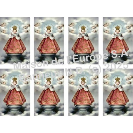 Jésus de Prague  Stickers 8/A4 10x6.8 cm
