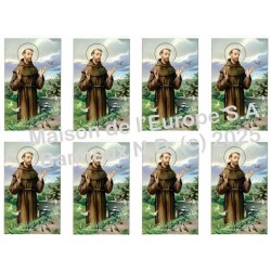 St Francis Stickers 8/A4 10x6.8 cm