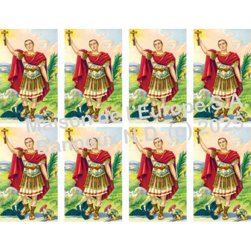 Saint Expédit   Stickers 8/A4 10x6.8 cm