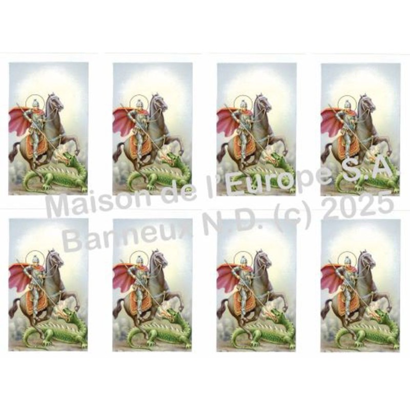 Saint Georges   Stickers 8/A4 10x6.8 cm