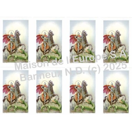 Saint Georges   Stickers 8/A4 10x6.8 cm