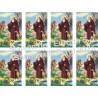Saint Antoine + cochon  Stickers 8/A4 10x6.8 cm