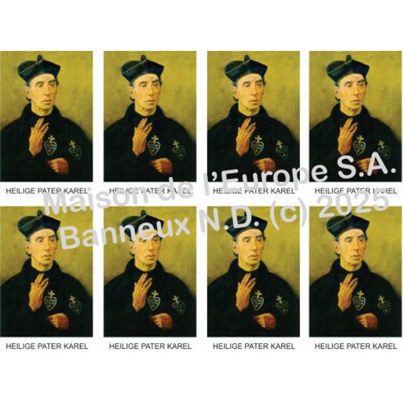 Pater Karel (gepassioneerd) Stickers 8 / A4 10x6,8 cm    