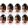 Paus Benedictus XVI Stickers 8/A4 10x6.8 cm