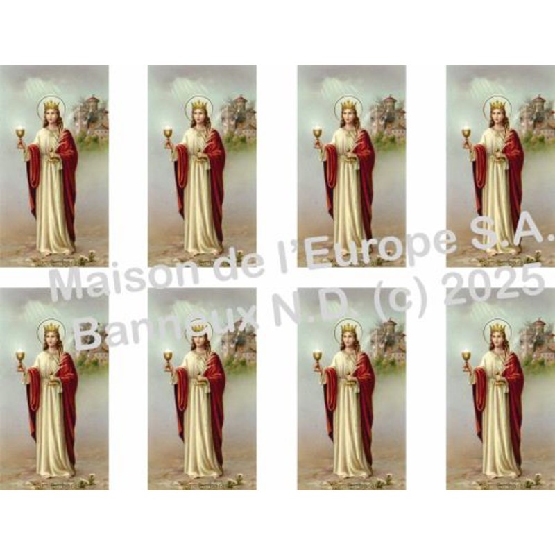 St. Barbara Stickers 8 / A4 10x6,8 cm    