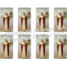 Sint Barbara Stickers 8/A4 10x6,8 cm