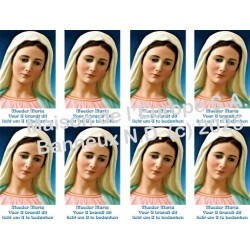 Maagd Maria / Tekst NL Stickers 8 / A4 10x6,8 cm    