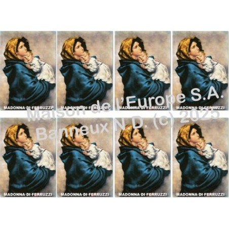 Vierge Ferruzzi Stickers 8/A4 10x6.8 cm    