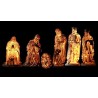 Crèche en fibre de verre 80cm avec lumière 6 Sujets