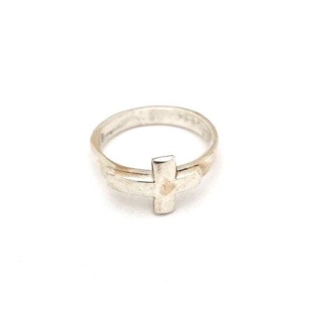 Bague avec croix argent RH S925 différentes tailles