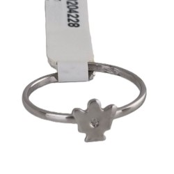 RH Engel Zilveren Ring met zirkoon