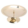 Bougeoir cuivre poli diamètre 13.5CM