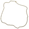 Chaine Alpacca dorée gourmette  60CM