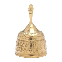Clochette évangéliste 10CM Doré
