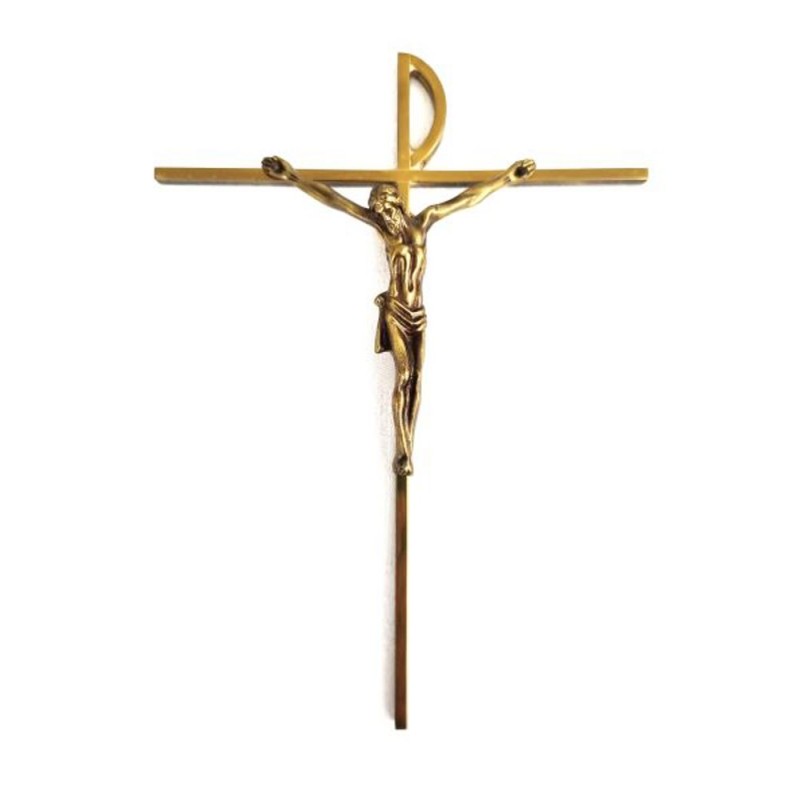 Bronzen kruisbeeld