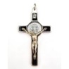 Croix de Saint Benoît en métal avec couche d'émail. 8/4 cm. disponible en différentes couleurs