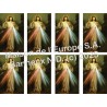 Jésus rayons (Miséricordieux) Stickers 8/A4 10x6.8 cm