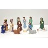 Crèche 14 sujets 8cm PIERRELINE POLYCHROME