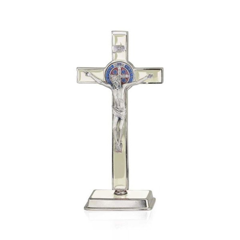 Metalen St. Benoit op basis met 20 cm lichtinlet  
