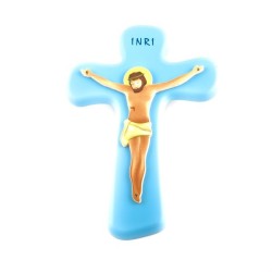 Crucifix en polymère disponible en couleurs différentes