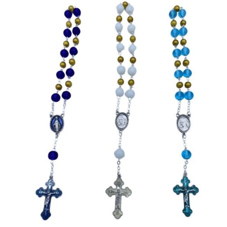 Dizainier 8mm croix émaillée assortiment de couleur