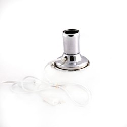 E27 220 Chrome Lamp Support