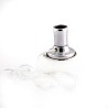 E27 220 Chrome Lamp Support