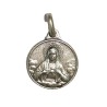 Médaille du Sacré Cœur de Marie en argent. 14 mm