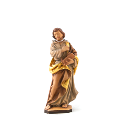 Statue de Saint Joseph charpentier en bois. 20 cm