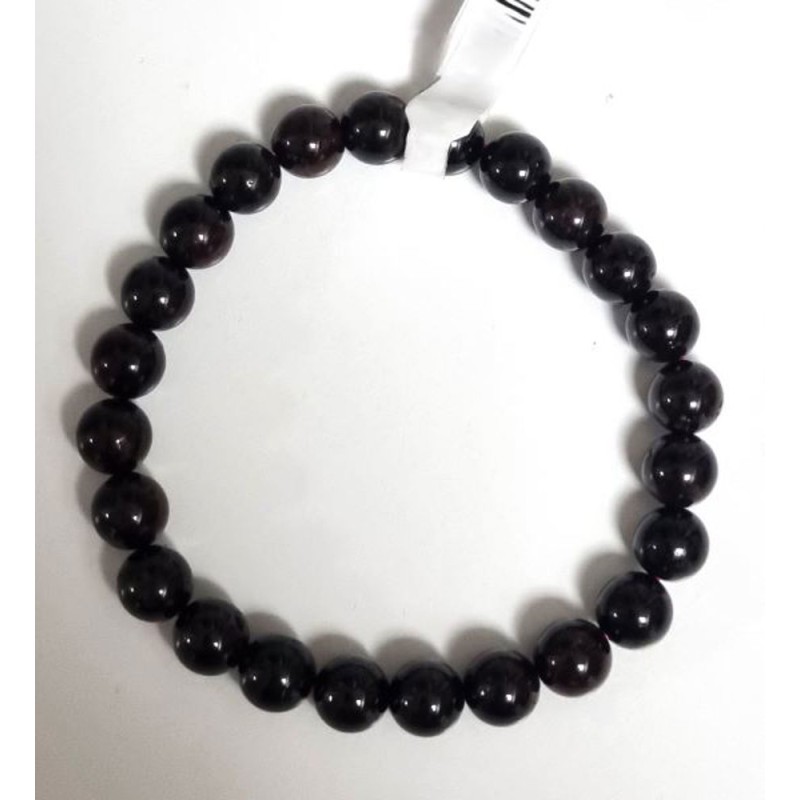 Bracelet 8mm pierre Grenat