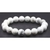 Bracelet élastique Perle en Pierres Howlite 10mm