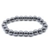 Elastische Armband Hematiet Steen Kralen 8mm