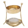 Brûleur grill doré. 8 cm