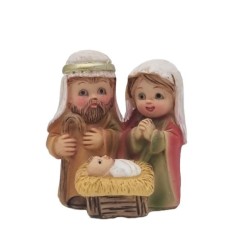 Mini nativité enfantine 5cm 3 modèles résine
