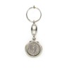 Porte-clés de St Christophe et la vierge Miraculeuse en métal