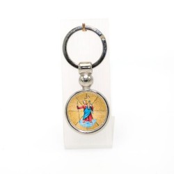 Porte-clés de St Christophe et Lourdes
