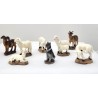 Set animaux 7.3cm pour crèche