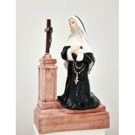 Sint Rita knielend 28CM