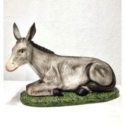 Statue âne pour crèche 105-80 CM résine