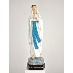 Virgin standbeeld versierd 25 cm hars
