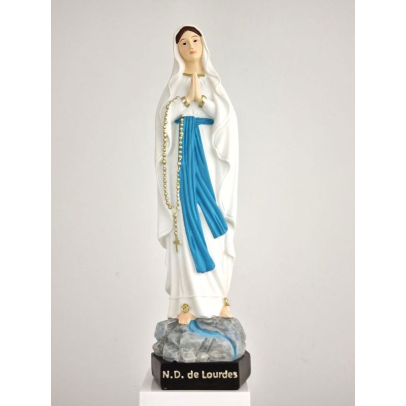 Virgin standbeeld versierd 25 cm hars