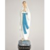 Statue Vierge décorée 30cm résine