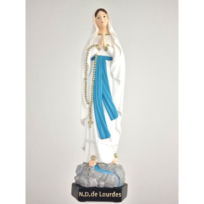 Virgin standbeeld versierd 40 cm hars