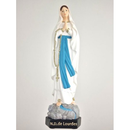 Virgin standbeeld versierd 40 cm hars