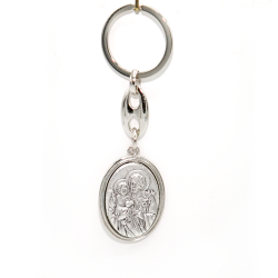 Porte-clés de Saint Joseph en métal. 40 mm