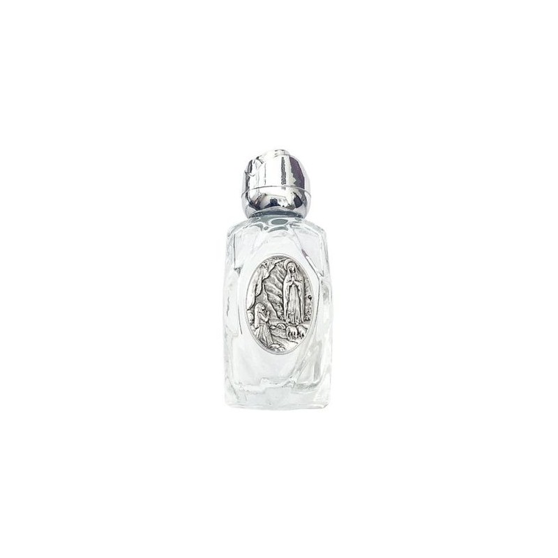 Bouteille en verre 7cm Lourdes