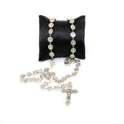 Chapelet de Lourdes en métal oxydé