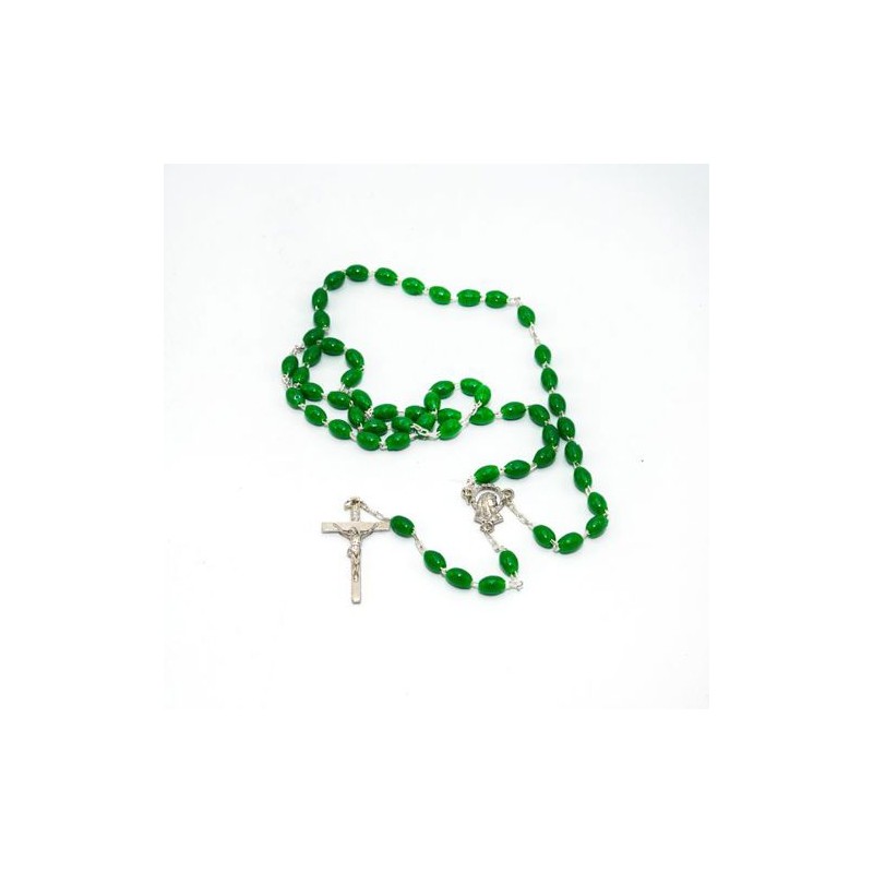 Chapelet S.C. JESUS OVALE ASSORT COULEUR
