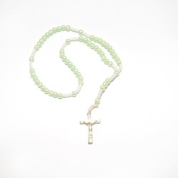PVC-parelketting op elastiek